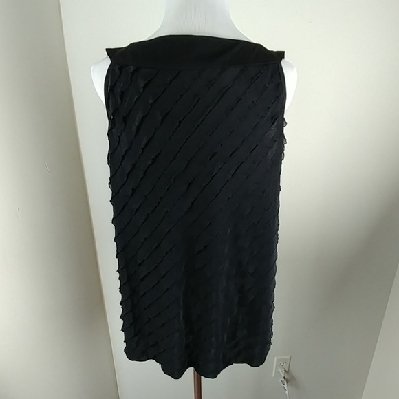 Jaclyn Smith (Woman) 2X Black and Silver Top - Picture 3 of 8